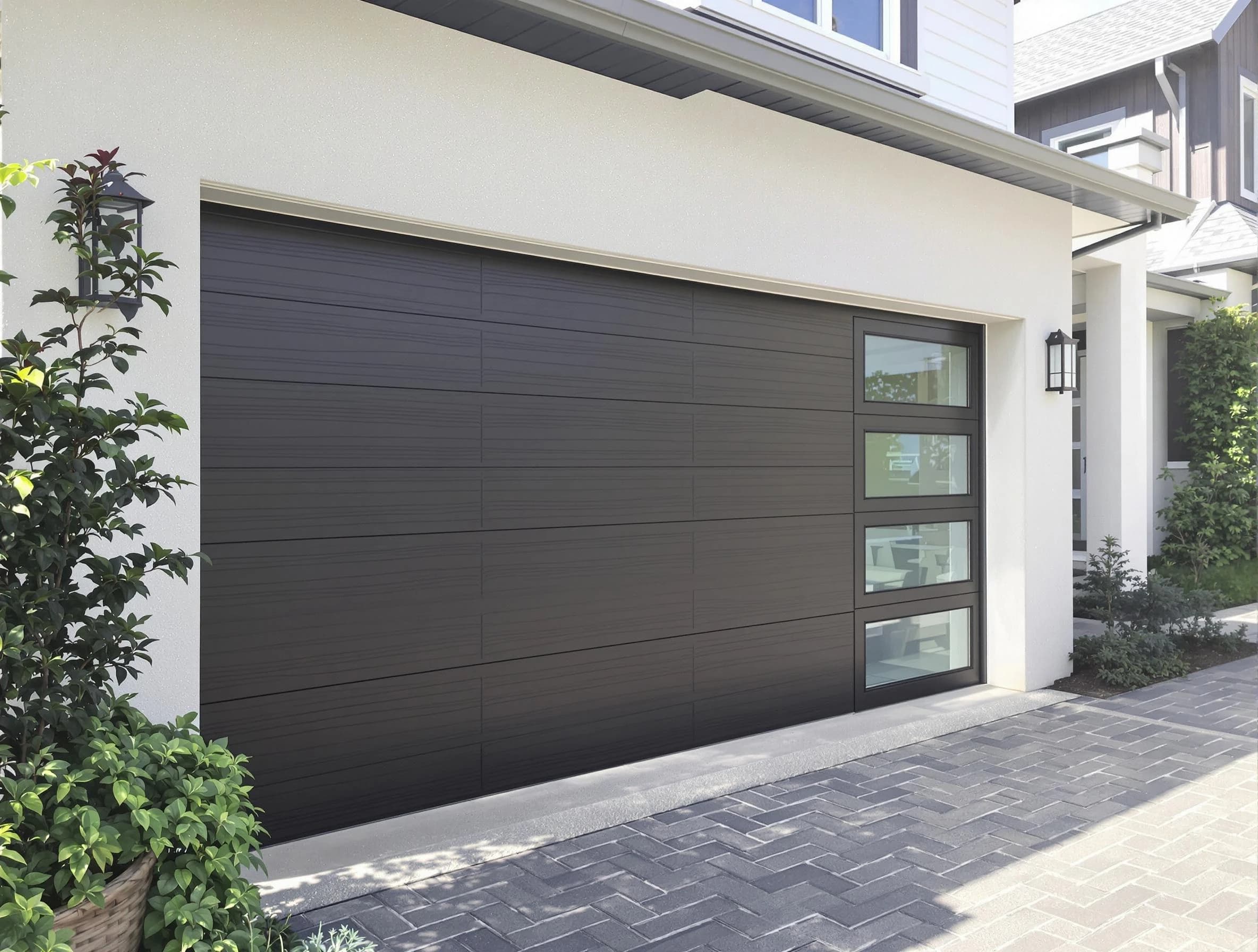 Custom garage door installation by New Brunswick Garage Door Repair in New Brunswick