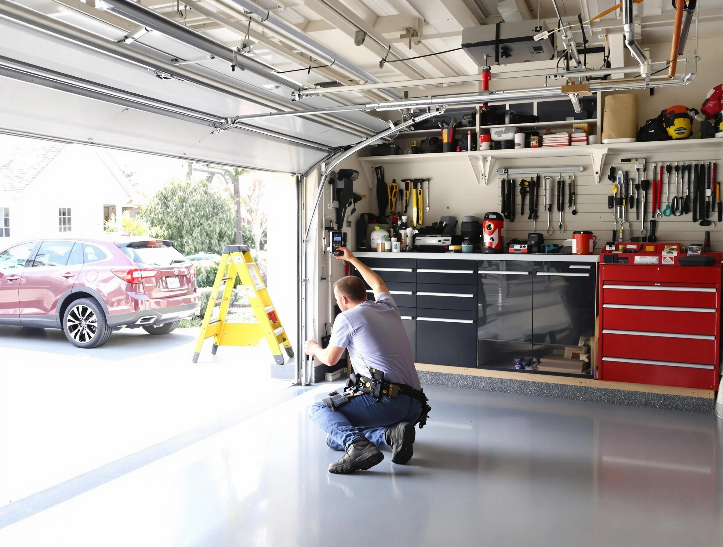 Local garage door repair service by New Brunswick Garage Door Repair in New Brunswick
